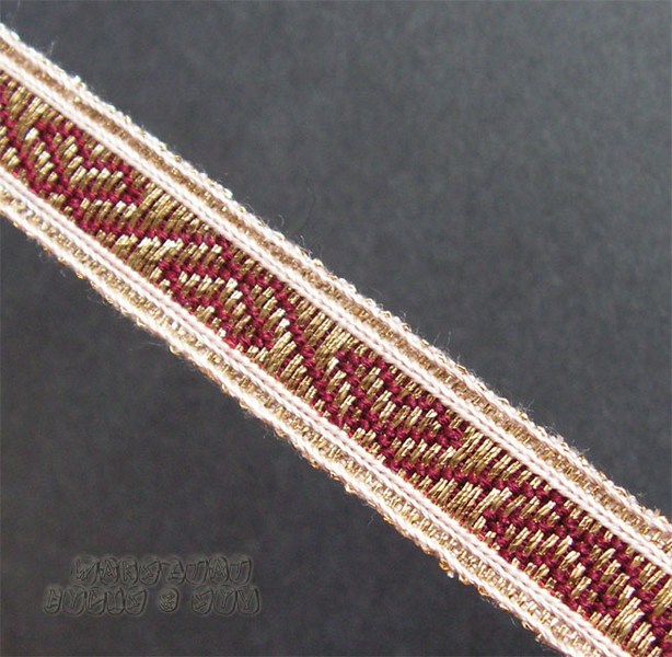 Harlindis brocaded tablet woven